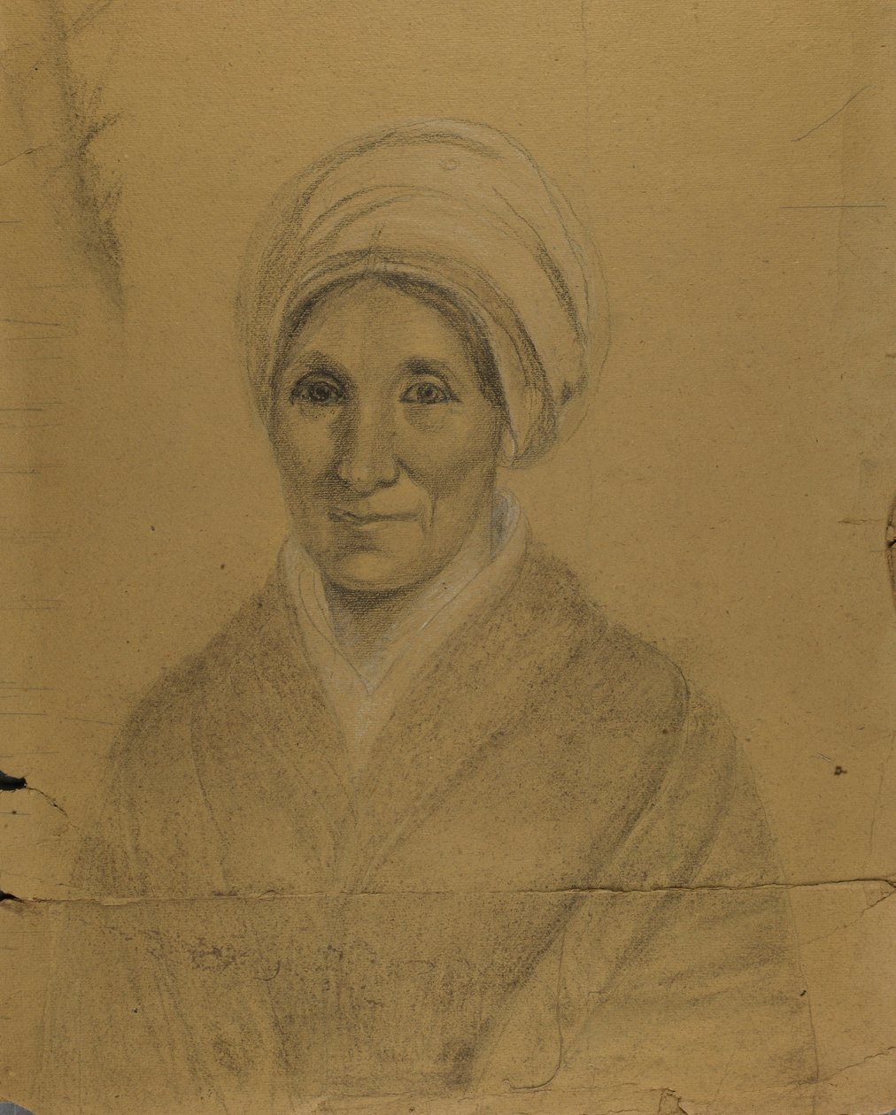 Vrouw met tulband door Unidentified