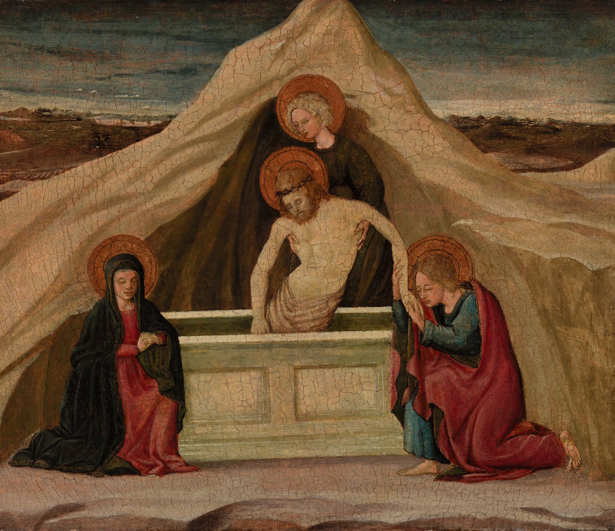 Graflegging van Christus door Unidentified artist, Domenico Veneziano