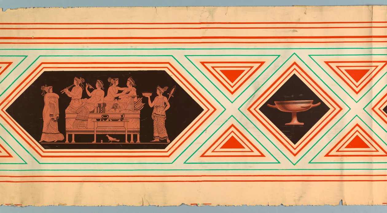 Fries of lambrisering (Frankrijk), ca. 1840 door Unknown