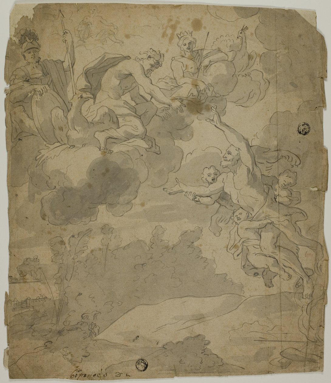 Apotheose van Hercules door Unknown