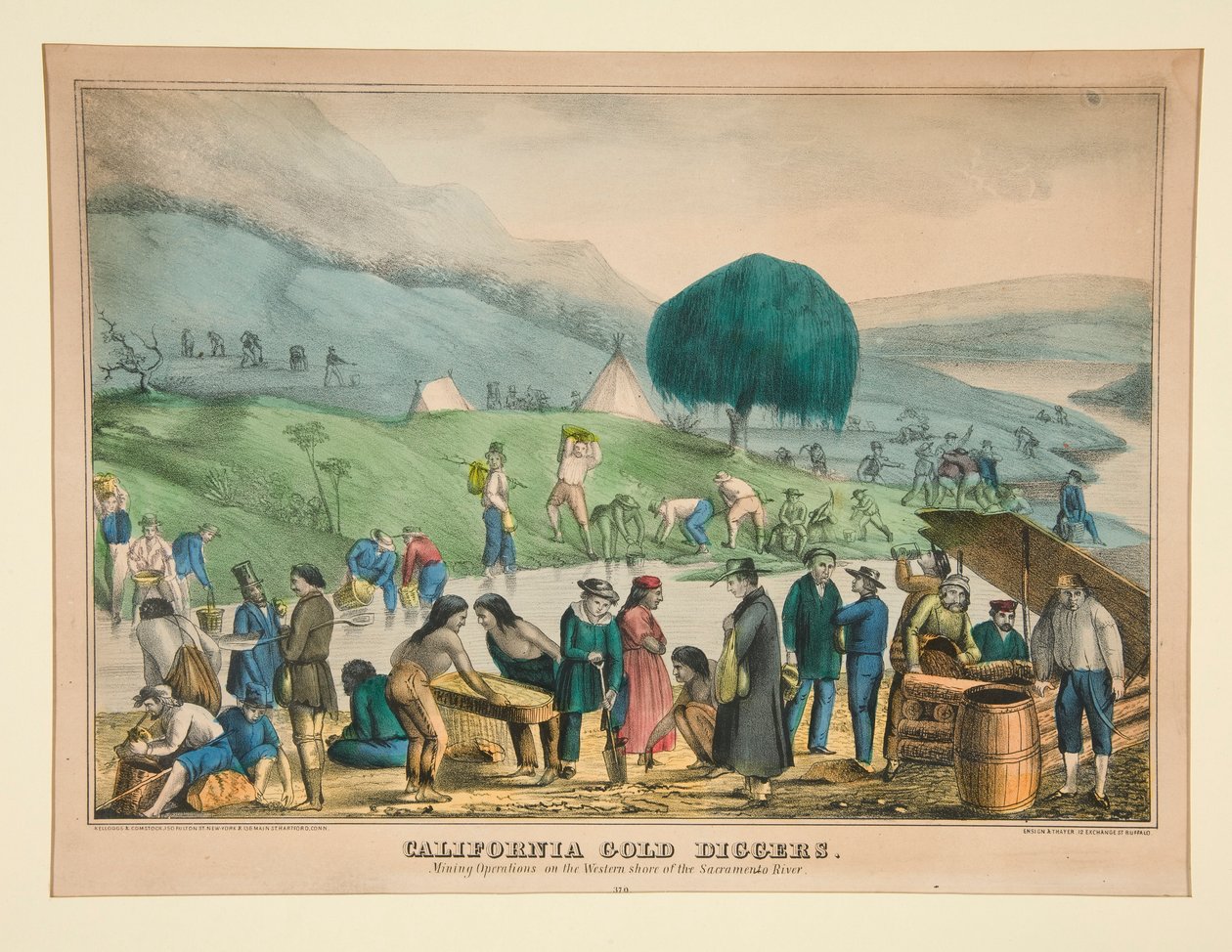 Californische Goudzoekers (nr. 370) door Unknown
