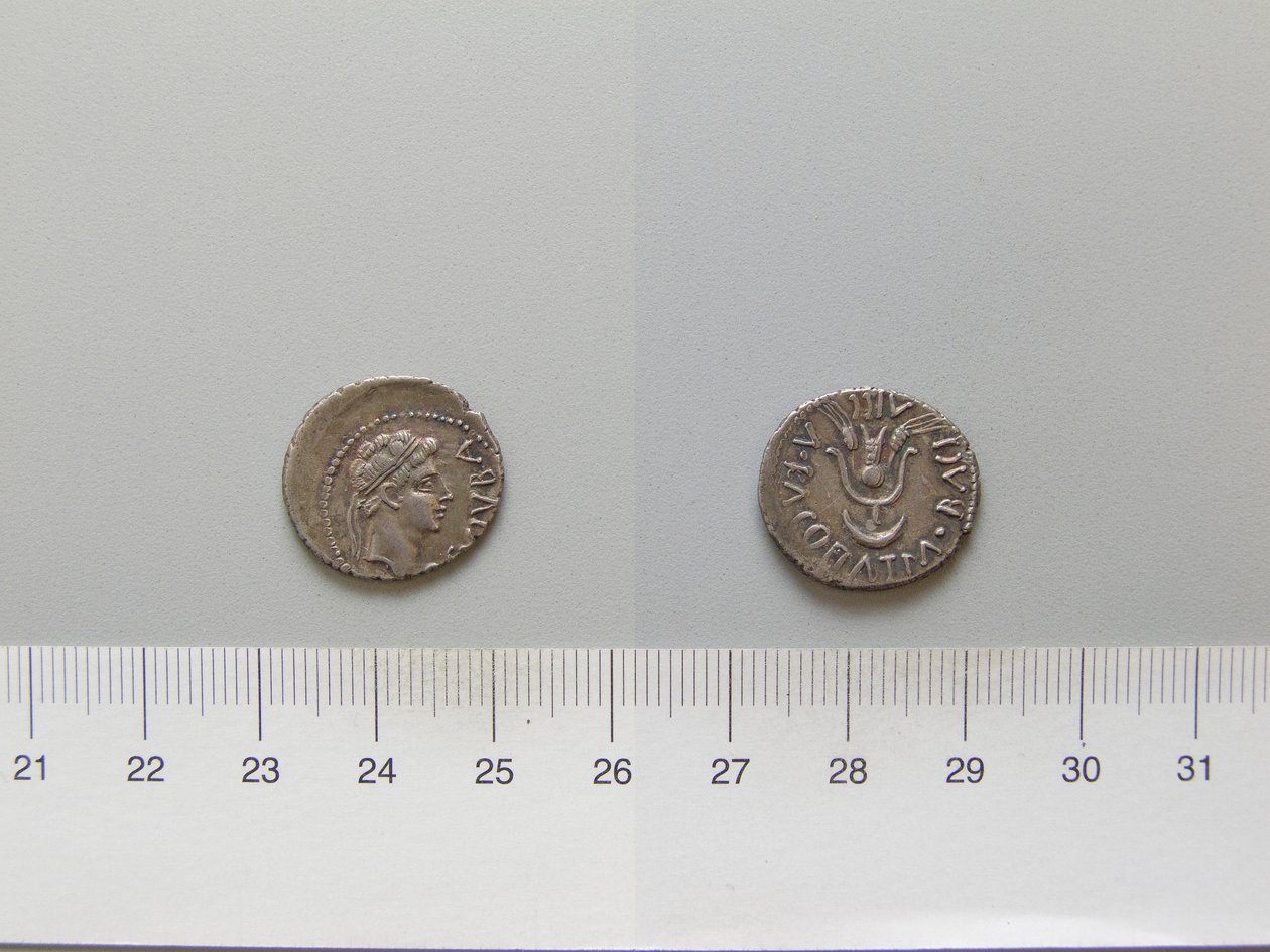 Denarius van Juba II uit Mauritanië door Unknown