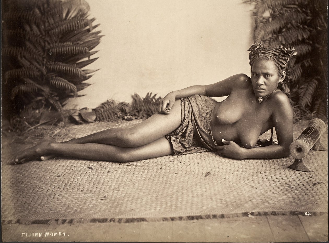 Vrouw van de Fiji-eilanden door Unknown