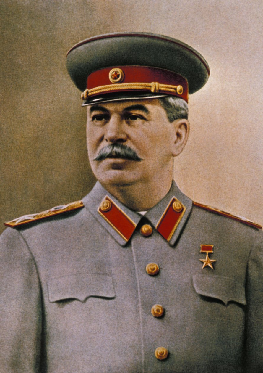 Portret van Joseph Stalin (1879 - 1953) door Unknown