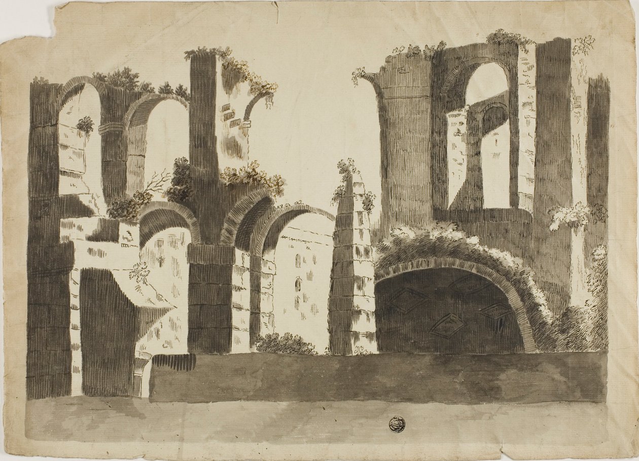 Romeinse ruïnes door Unknown