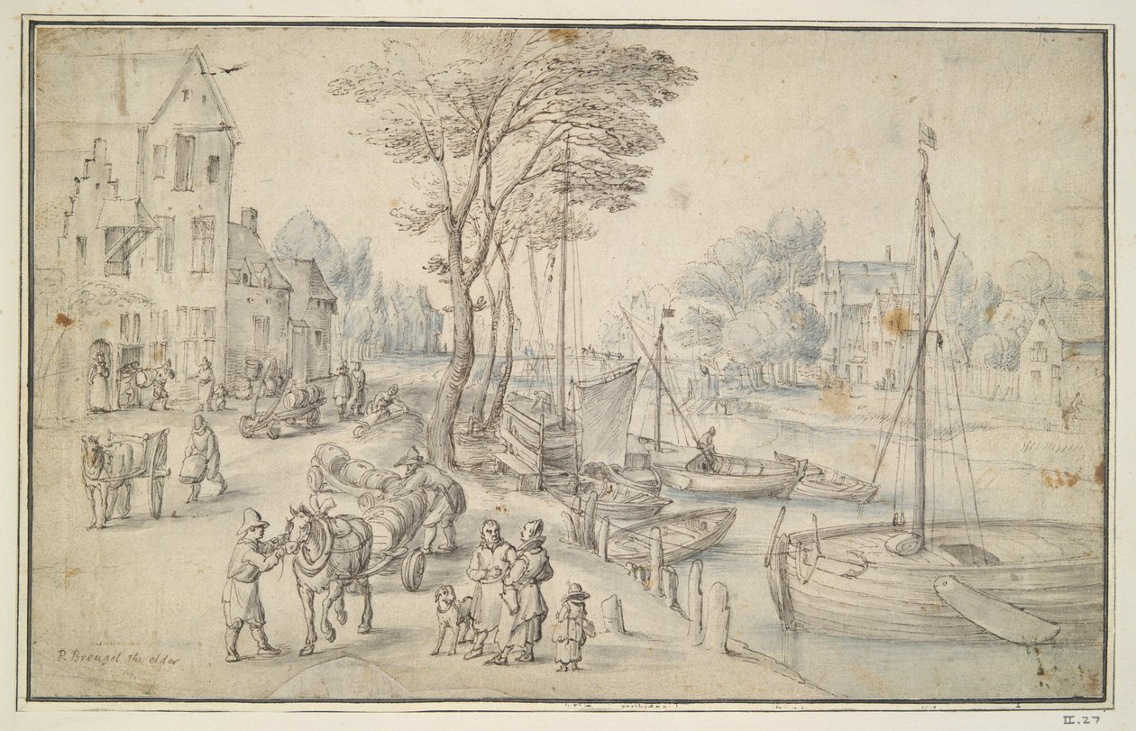 Dorp Kade door Unknown