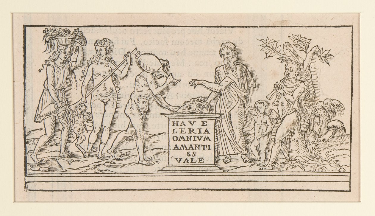 pagina uit kopie naar Francesco Colonna door Unknown