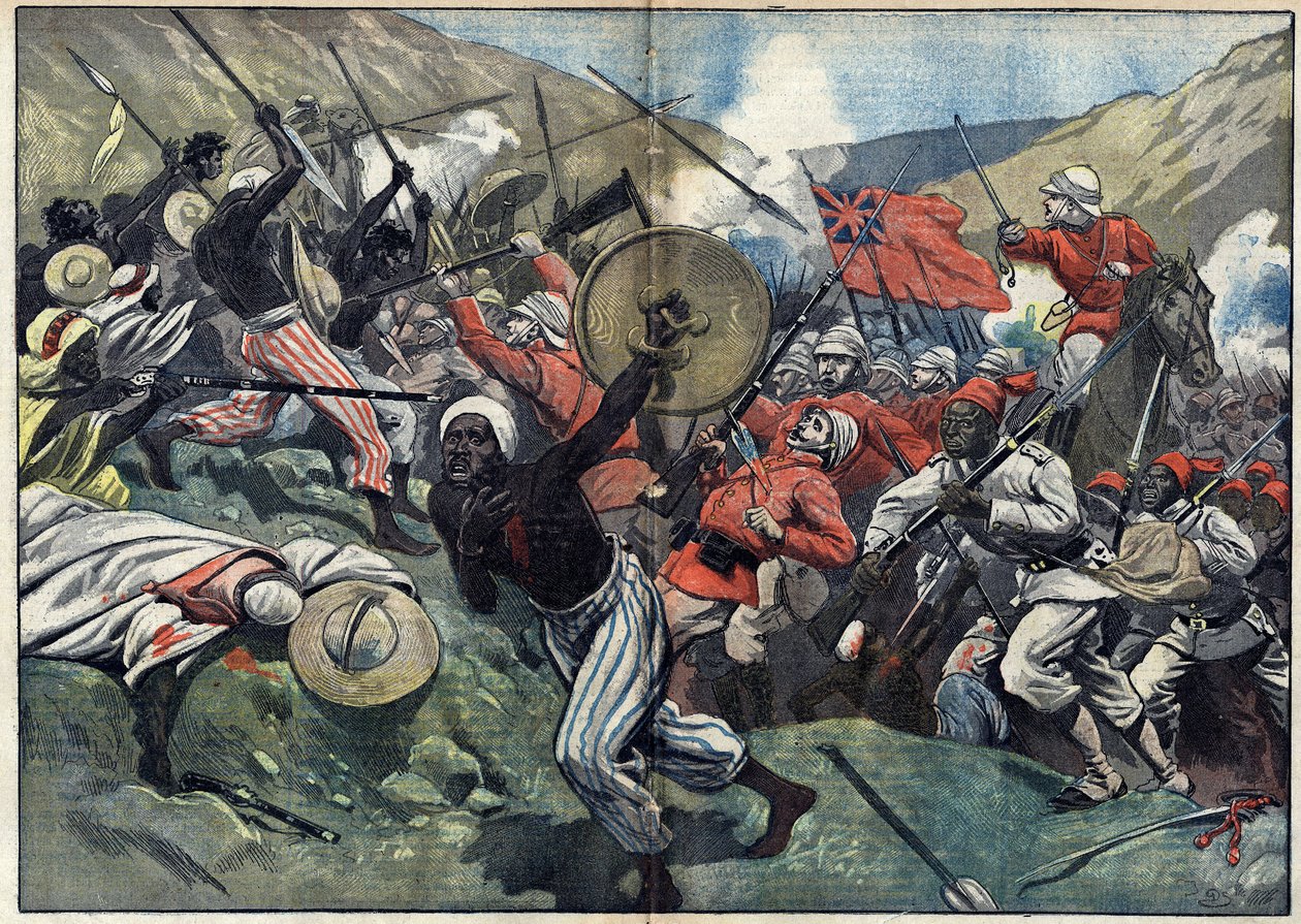Slag bij Atbara (Soedan) door Unknown artist