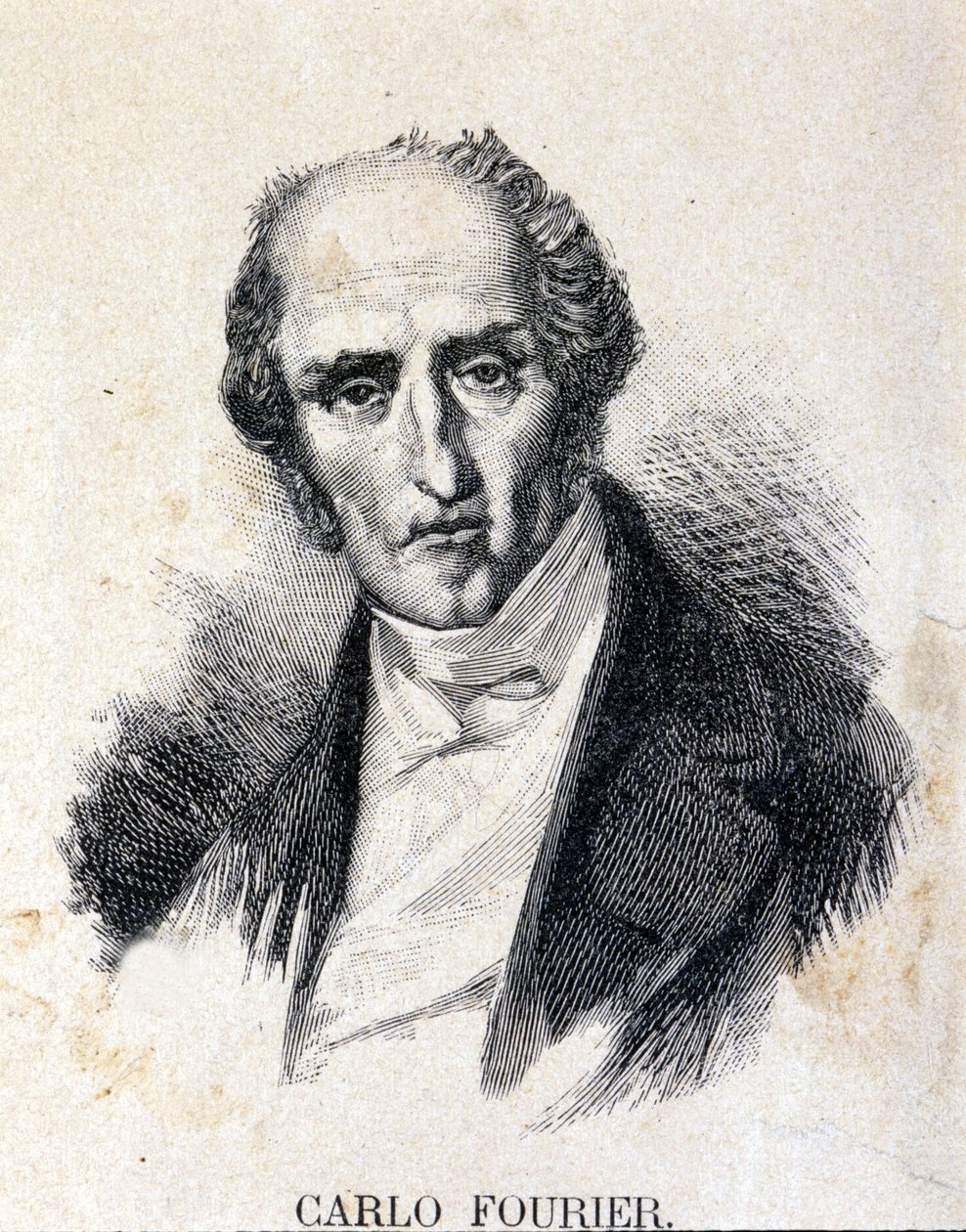 Charles Fourier (1772-1837), Franse filosoof en econoom door Unknown artist