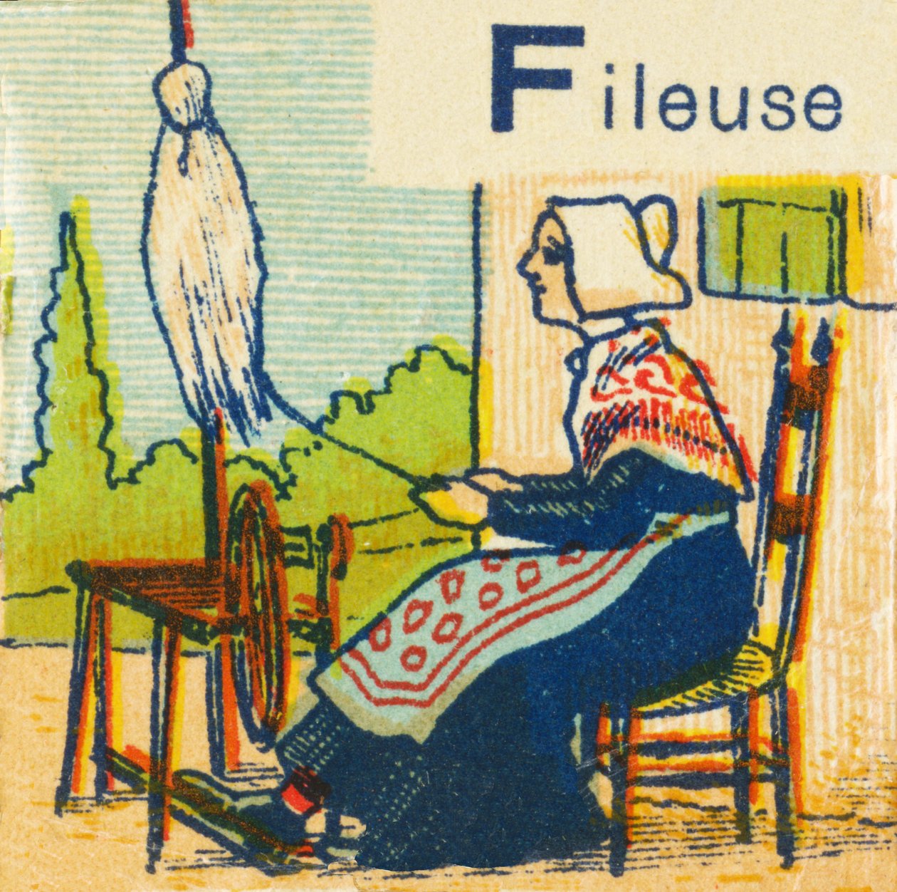 F als Spinner door Unknown artist