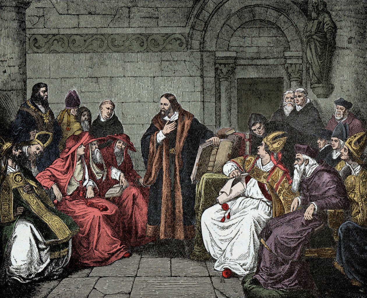 Jan Hus (of Jean Huss) door Unknown artist