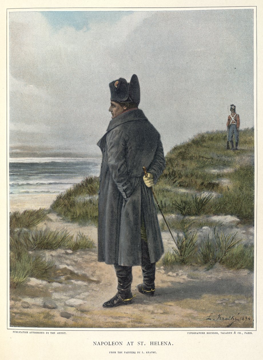 Napoleon op St. Helena door Unknown artist