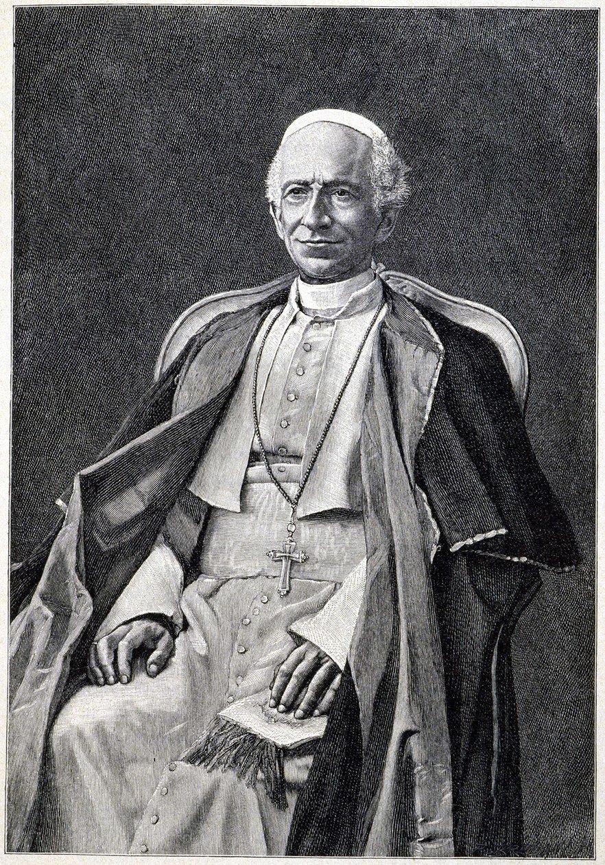 Portret van Paus Leo XIII (1810-1903) door Unknown artist