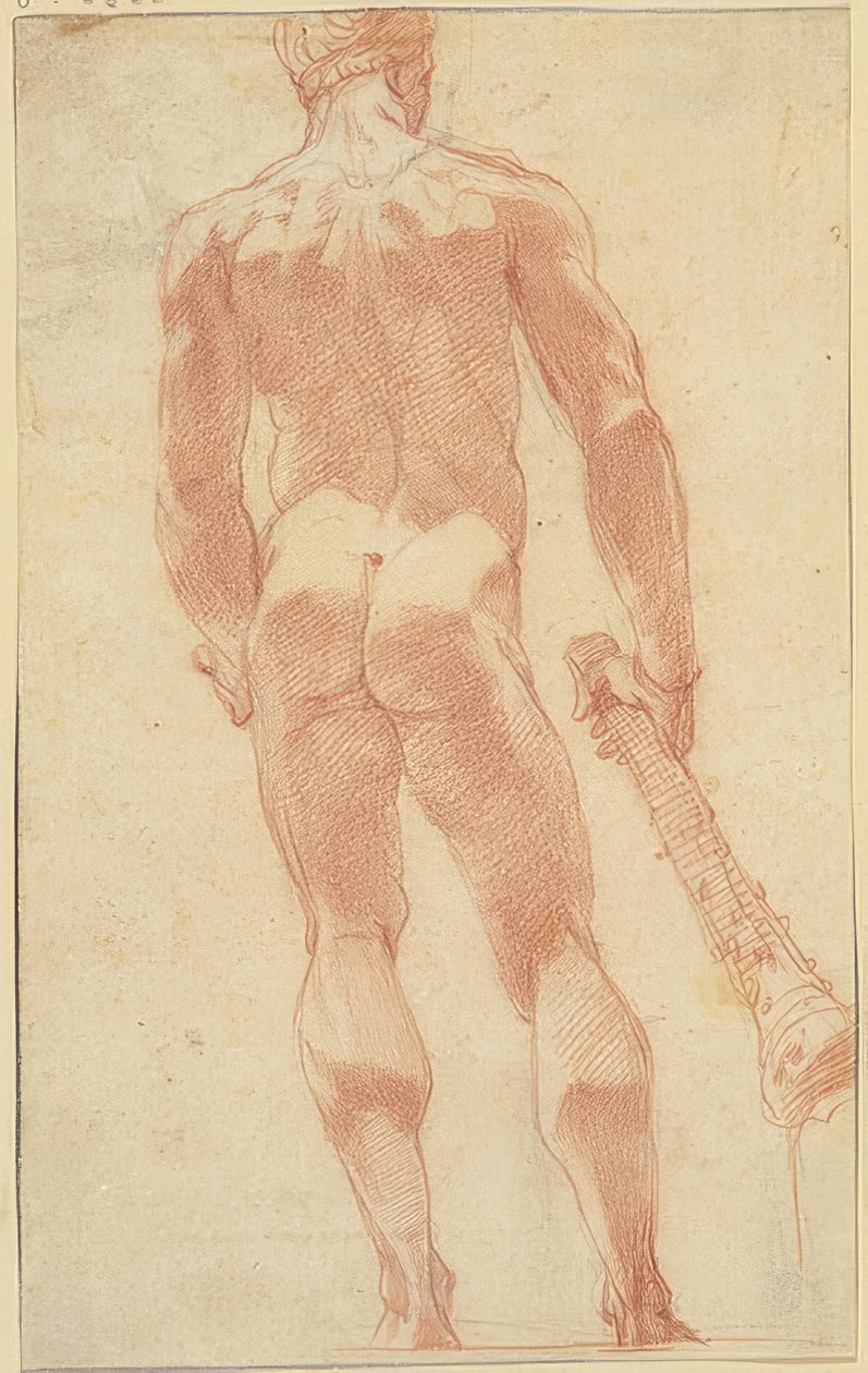 Staande Hercules van achteren gezien door Unknown