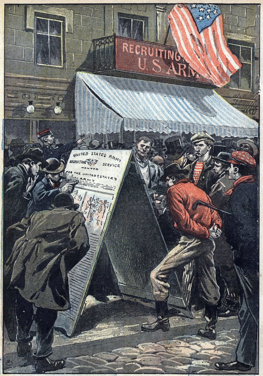 Oorlog Spanje - Verenigde Staten (VS) door Unknown artist