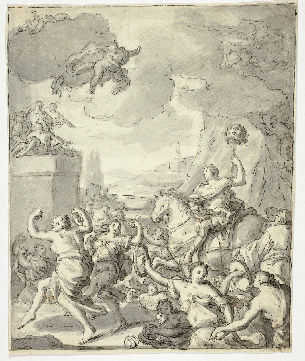 Triomf van David door Unknown Italian