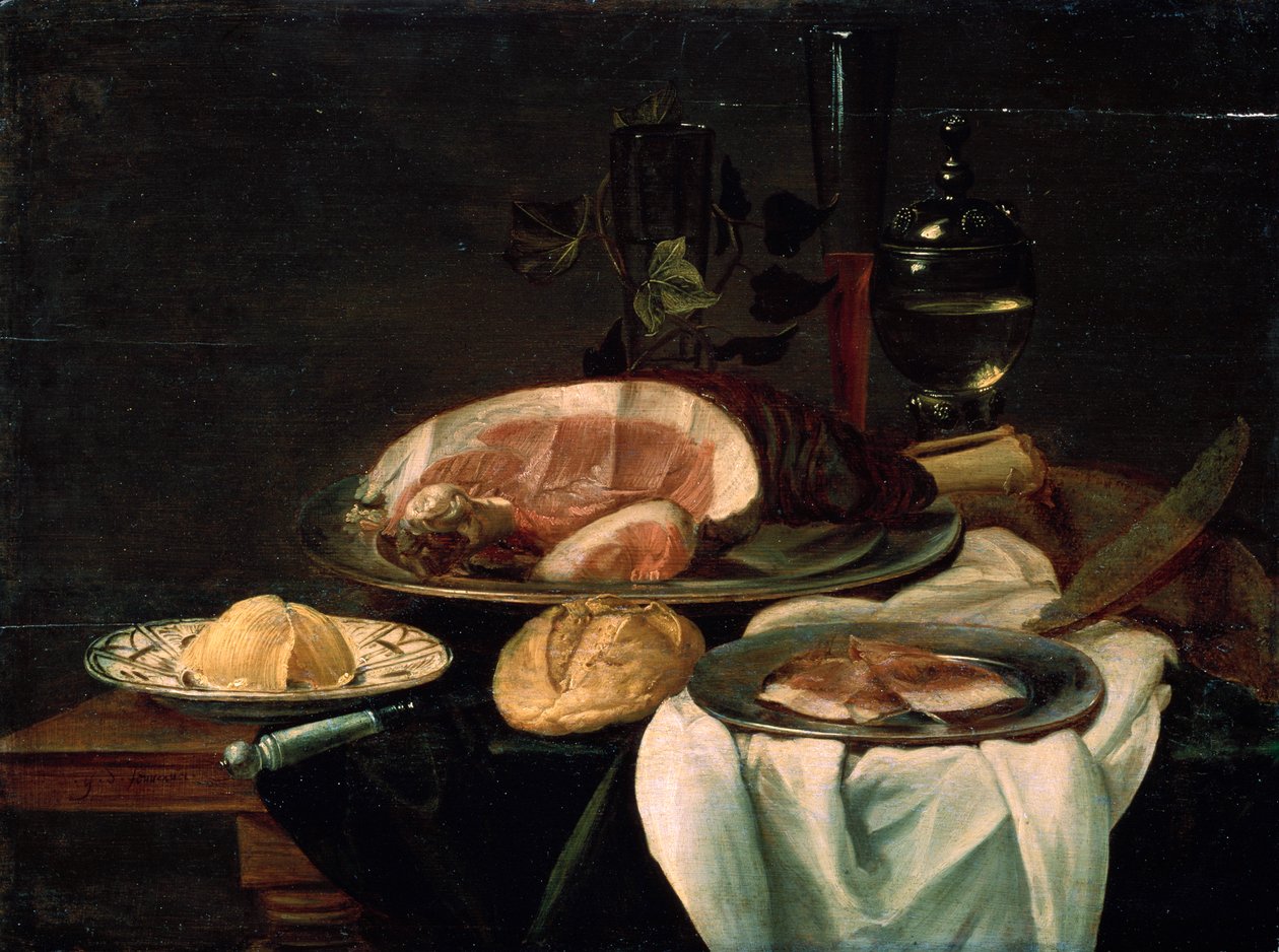 Stilleven, 1650 door Unknown Old Master