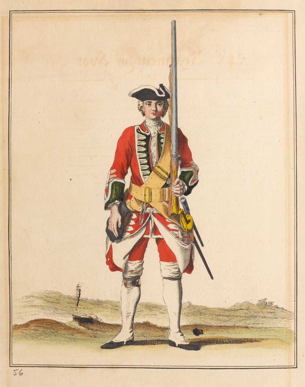 24e Regiment Voetvolk door Unknown artist