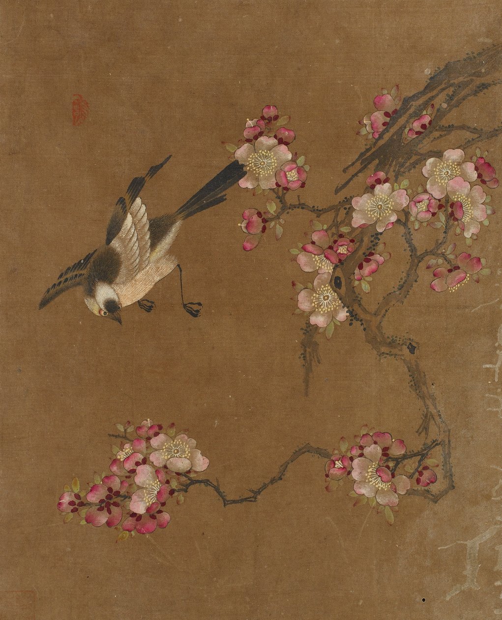 Vogels en Bloemen door Unknown artist