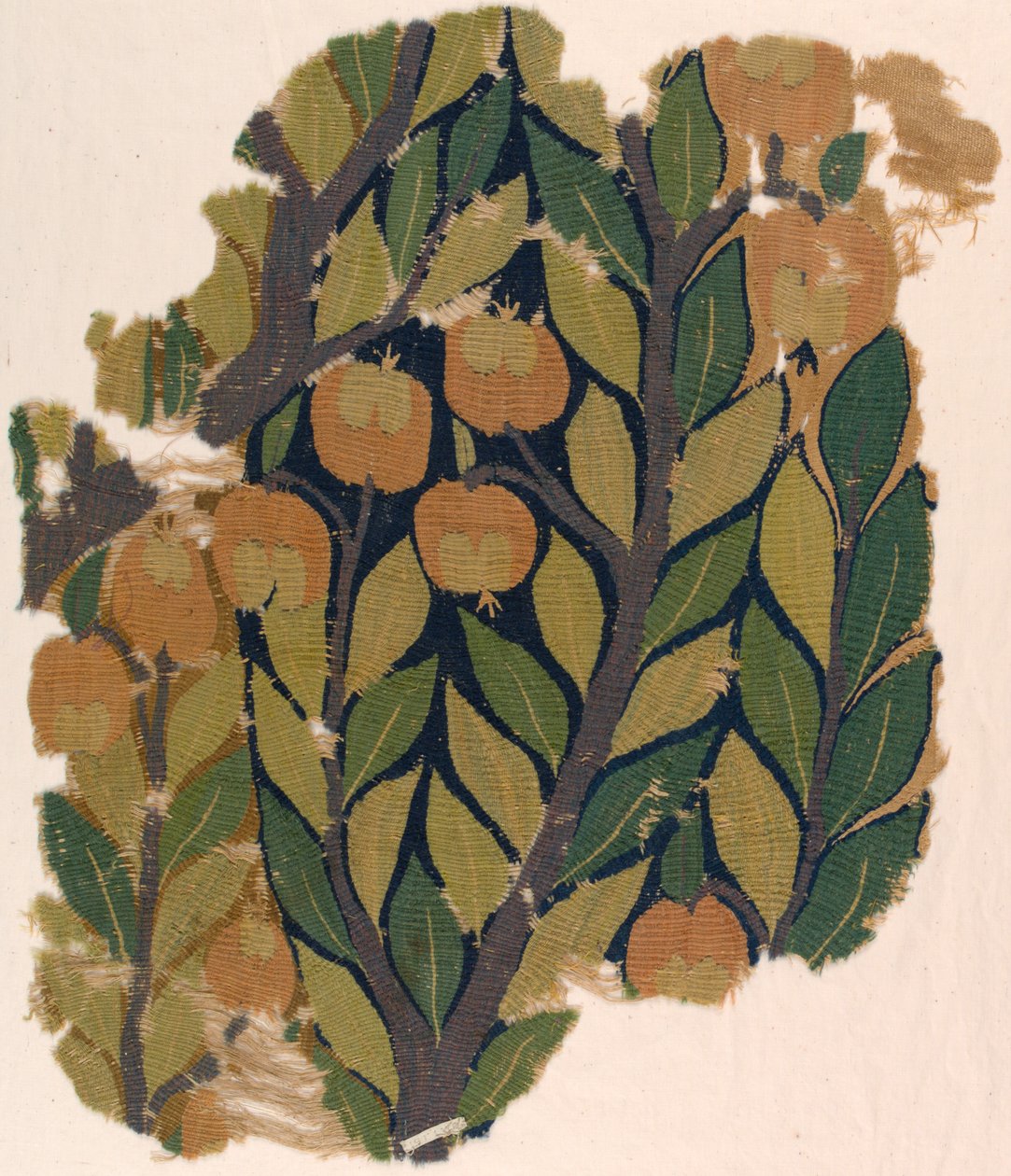 Gordijnrandfragment door Unknown artist