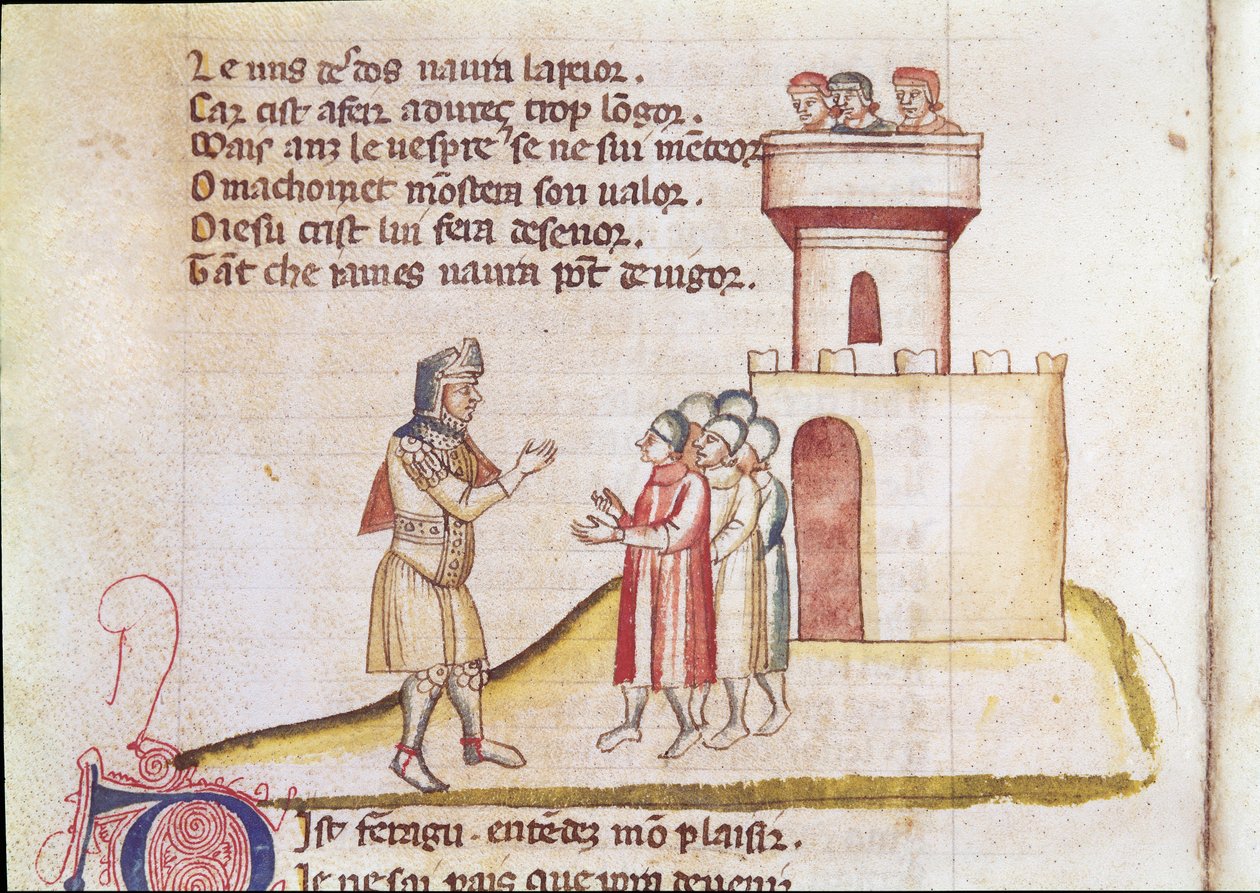 Toegang tot Spanje (miniatuur) door Unknown artist