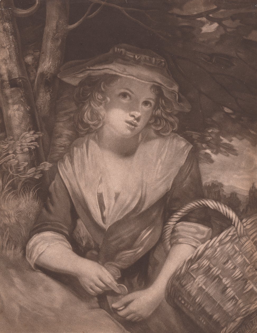 Fantasieonderwerp; Miss G. door Unknown artist