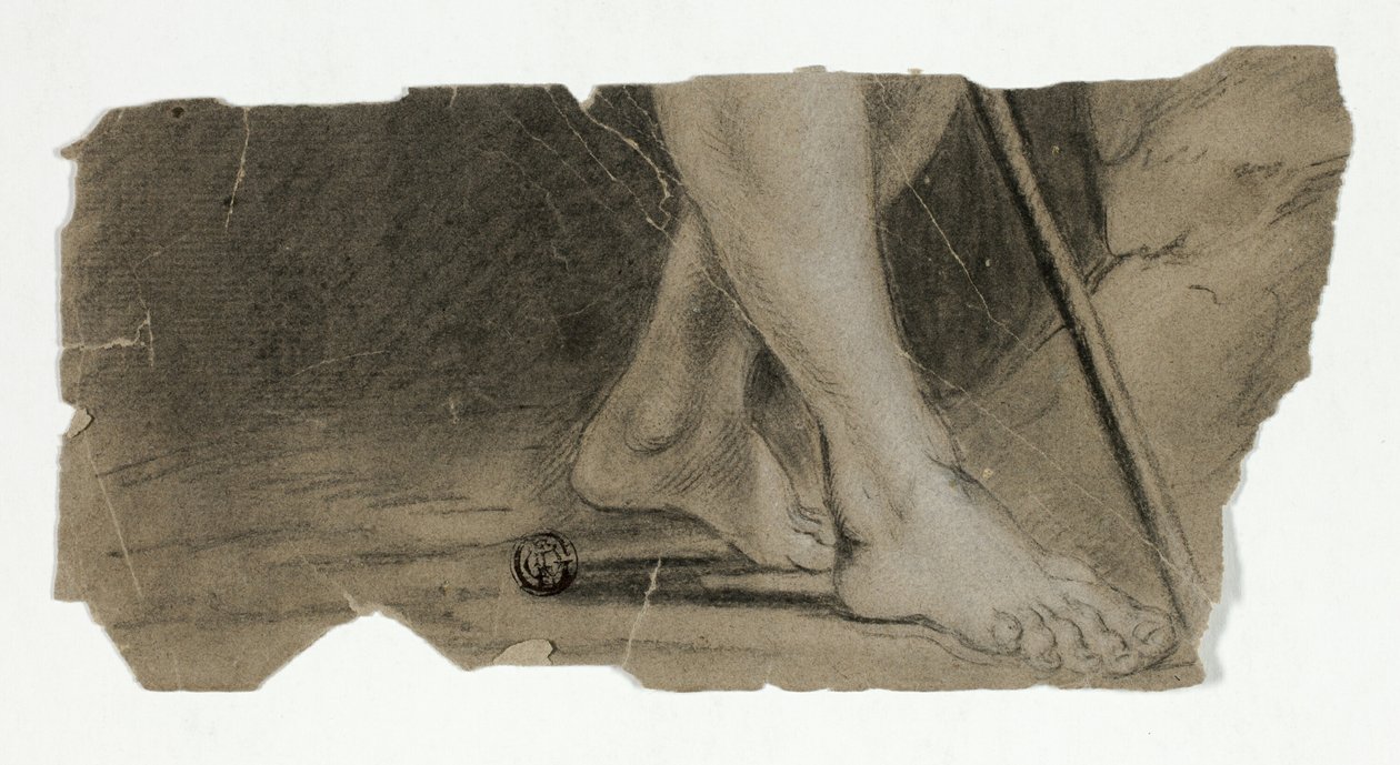 Voeten van Johannes de Doper (fragment) door Unknown artist