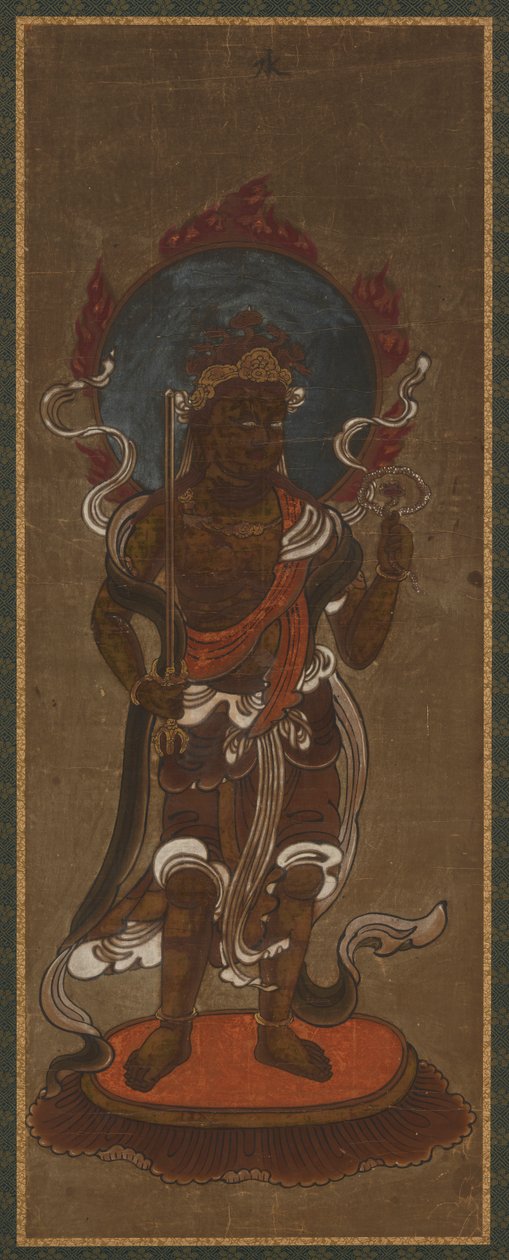 Een van de twaalf deva: Sui-ten (Varuna) door Unknown artist