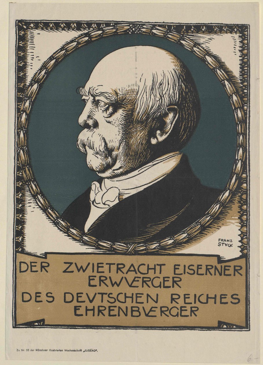 Otto Graaf van Bismarck door Unknown artist
