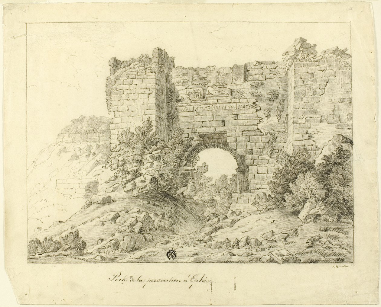 Vervolging Poort, Efeze door Unknown artist