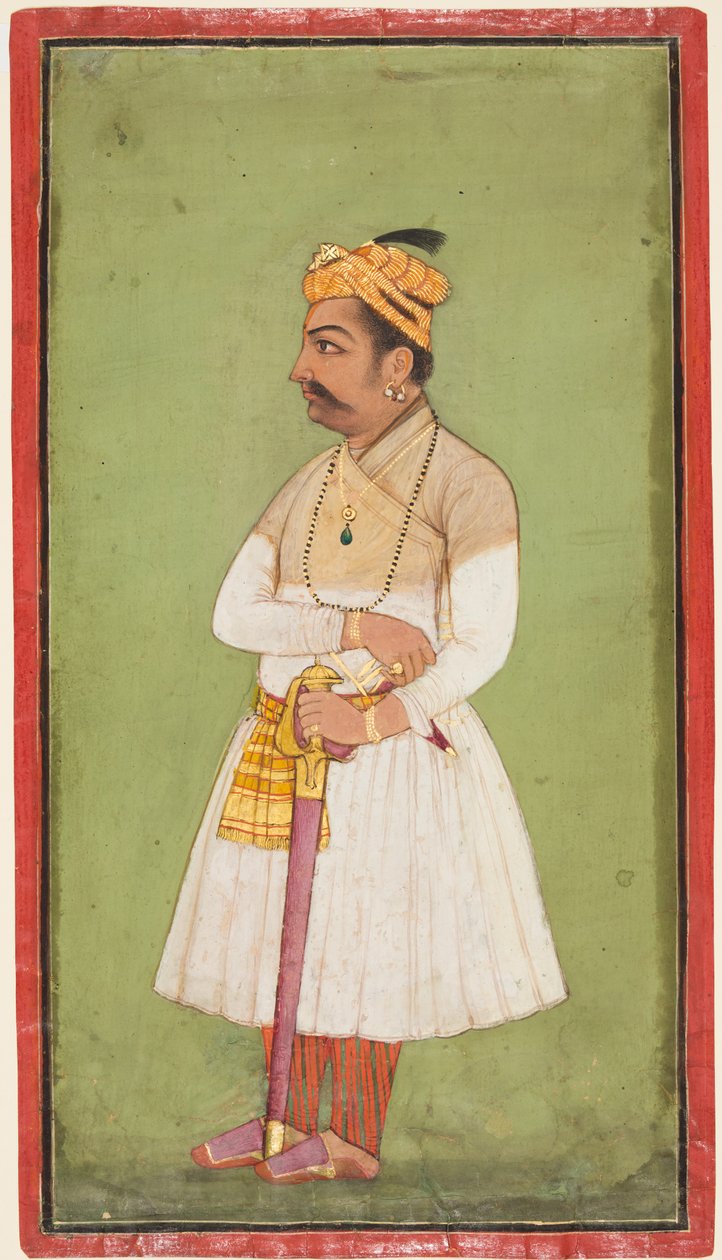 Raja Hari Sen van Mandi (r. 1604-1623-37) door Unknown artist