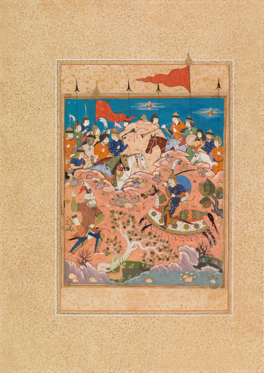 Rustam confronteert Ashkabus door Unknown artist