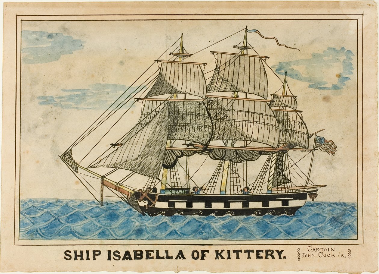 Schip Isabella van Kittery door Unknown artist