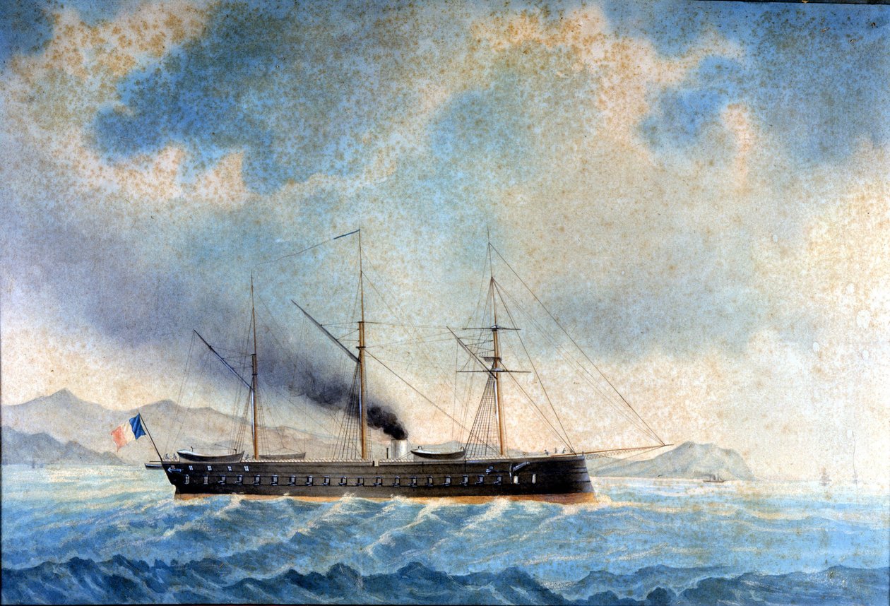 De Fregat Glory. 1859. door Unknown artist
