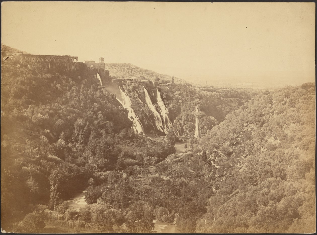 [Watervallen, Tivoli]. door Unknown artist