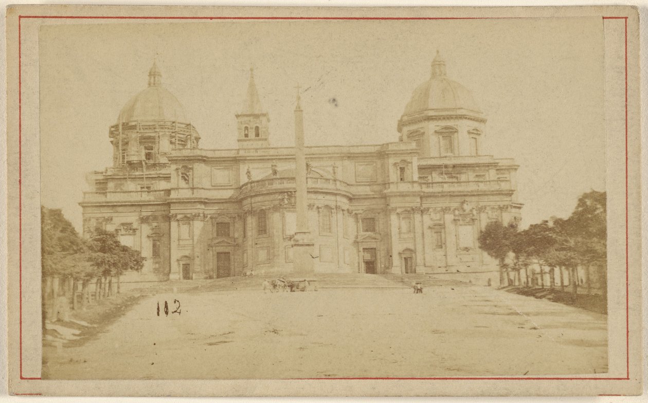 S. Maria Maggiore [Achteraanzicht]. door Unknown artist/maker