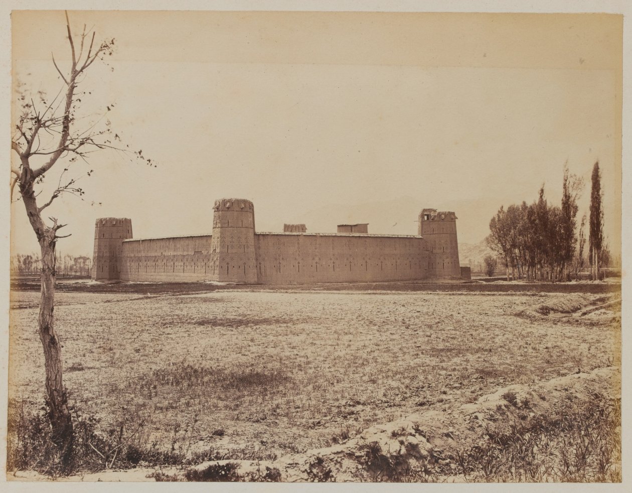 Een grensfort door Unknown photographer
