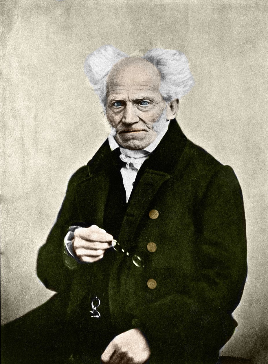 Arthur Schopenhauer (1788-1860), Duitse filosoof. door Unknown photographer