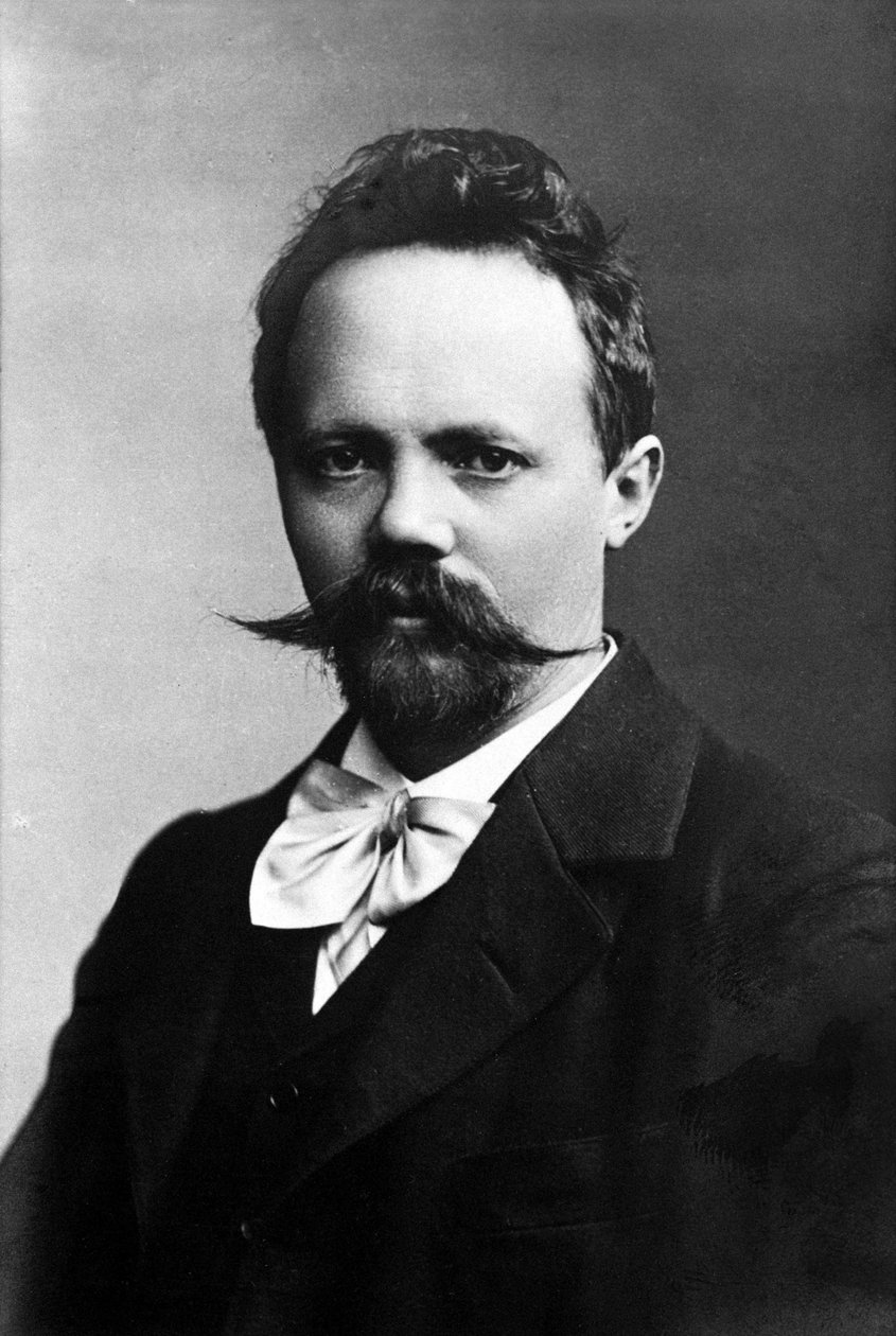 Engelbert Humperdinck (1854-1921), Duitse componist. door Unknown photographer
