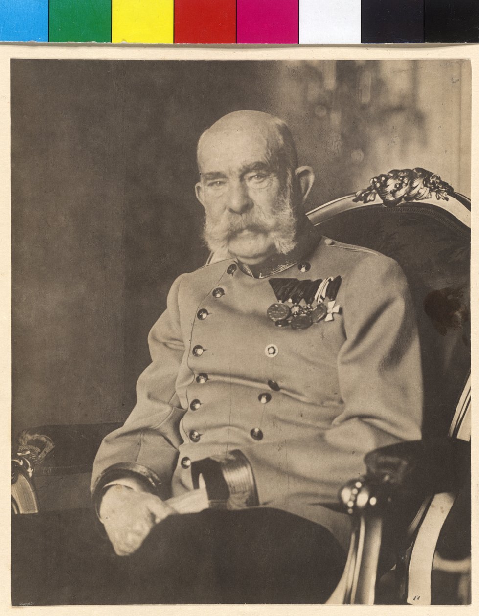 Franz Joseph I door Unknown photographer
