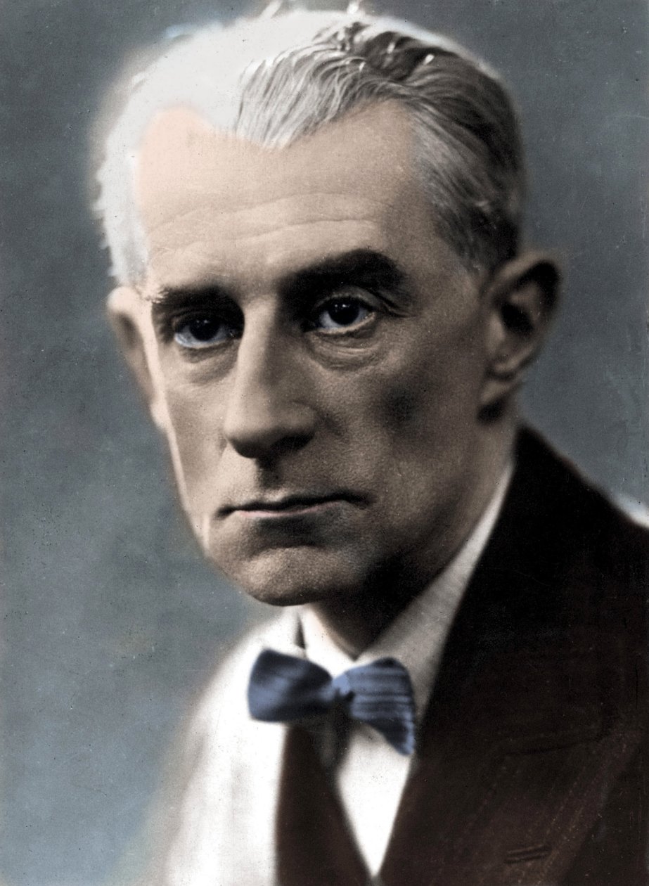 Portret van de componist Maurice Ravel. door Unknown photographer