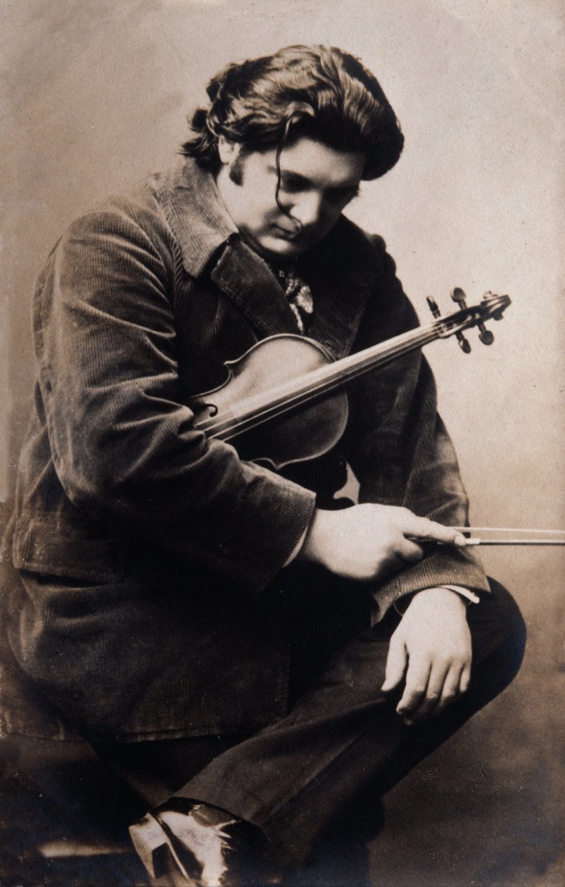 Portret van Eugene Ysaye door Unknown photographer