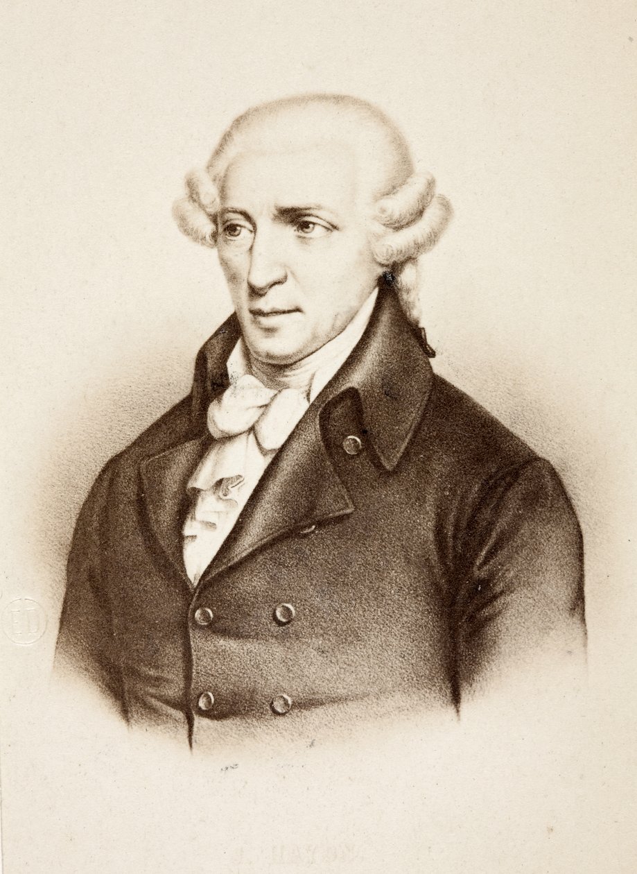Portret van Franz Joseph Haydn door Unknown photographer