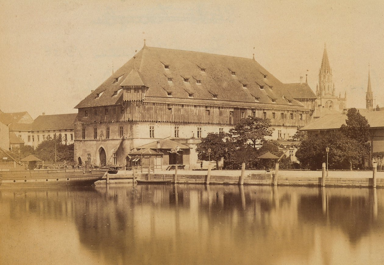 Het Paleis van de Raad in Konstanz door Unknown photographer