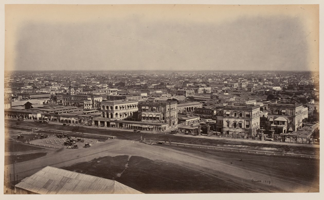 Uitzicht vanaf het Ochterlony Monument, Calcutta door Unknown photographer