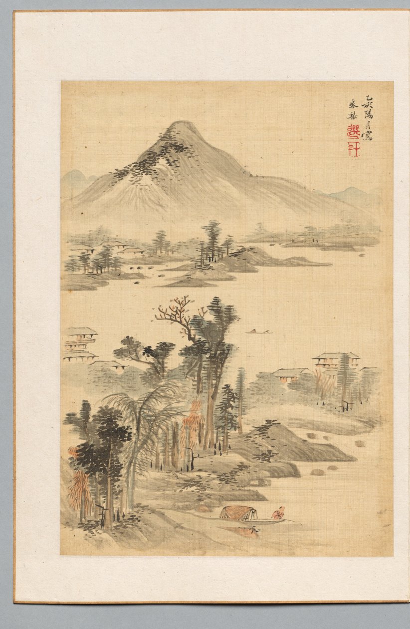 Landschap door Uragami Shunkin