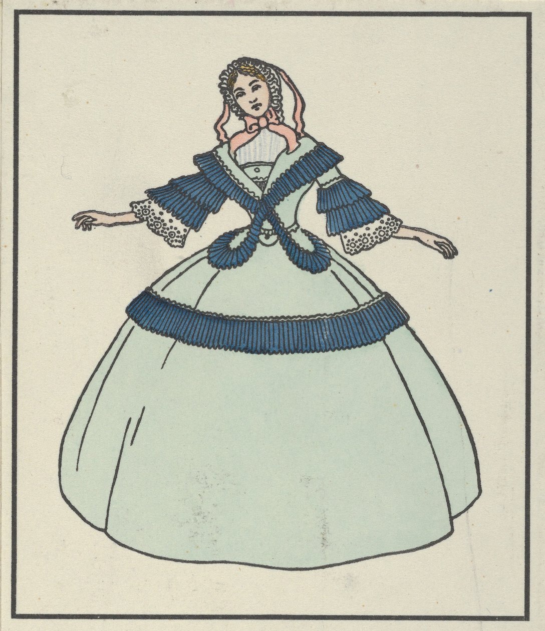 Biedermeier mode, 1908 door Urban Janke