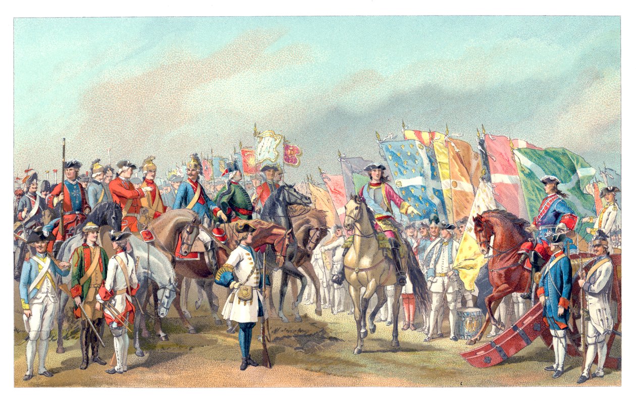 Kostuums van het Franse Leger, 1885 door Urrabieta