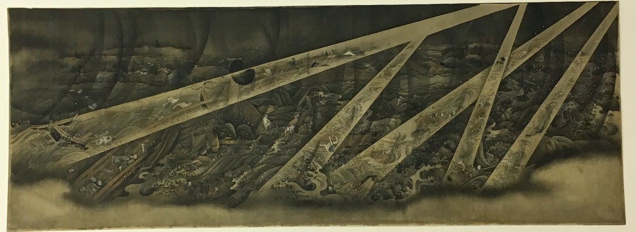 Tempest door Utagawa Kunitoshi
