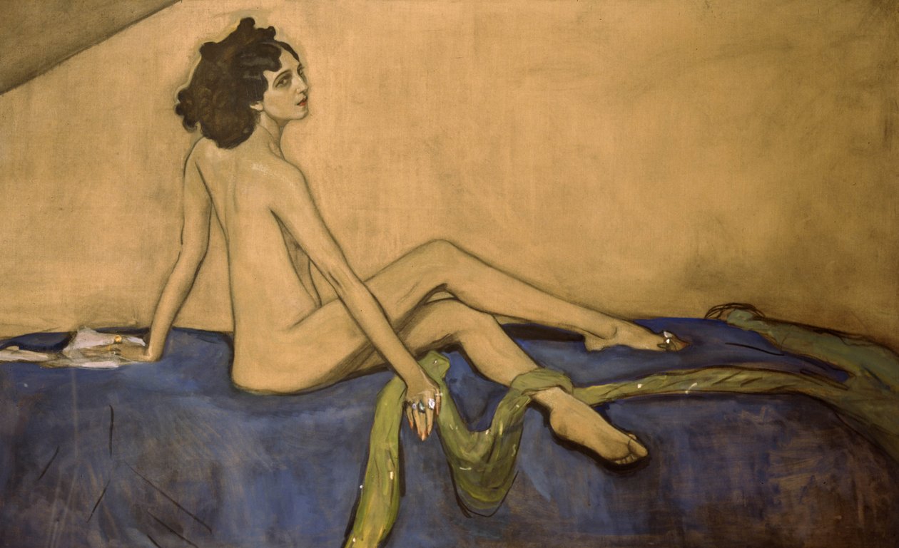Ida Rubenstein door Valentin Aleksandrovich Serov